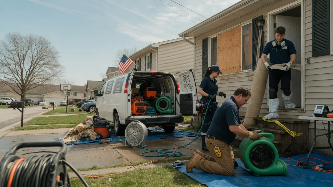 Water Damage Restoration in Rivesville, WV near me